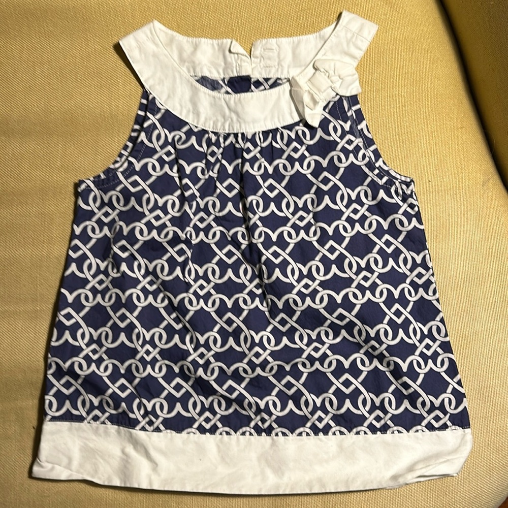 Gymboree blue girls tank top - size 6